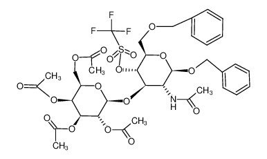 135874-85-0 structure, C37H44F3NO17S