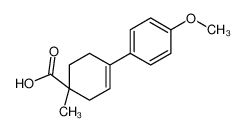 4-(4-methoxyphenyl)-1-methylcyclohex-3-ene-1-carboxylic acid 61414-84-4