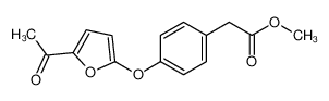 99834-89-6 2-[4-[(5-乙酰基-2-呋喃基)氧基]苯基]乙酸甲酯