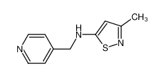 3-methyl-N-(pyridin-4-ylmethyl)-1,2-thiazol-5-amine 864684-75-3