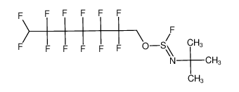 136123-47-2 structure, C11H12F13NOS