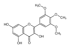 3,5,7-trihydroxy-2-(3,4,5-trimethoxyphenyl)chromen-4-one 146132-95-8