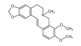 41759-47-1 3,4-dimethoxy-6-methyl-5,6,7,8-tetrahydro-11H-benzo[c][1,3]benzodioxolo[5,6-g]azecine