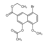 72586-64-2 4-(乙酰基氧基)-8-溴-5-甲氧基-2-萘羧酸乙酯