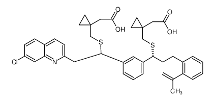 1351973-24-4 2-(1-((((1R)-1-(3-(1-(((1-(carboxymethyl)cyclopropyl)methyl)thio)-2-(7-chloroquinolin-2-yl)ethyl)phenyl)-3-(2-(prop-1-en-2-yl)phenyl)propyl)thio)methyl)cyclopropyl)acetic acid