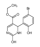 ethyl 4-(5-bromo-2-hydroxyphenyl)-2-oxo-3,4-dihydro-1H-pyrimidine-5-carboxylate 948584-68-7