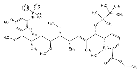 137788-19-3 structure, C58H81NO9Si