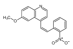 6-methoxy-4-[(Z)-2-(2-nitrophenyl)ethenyl]quinoline 7461-67-8