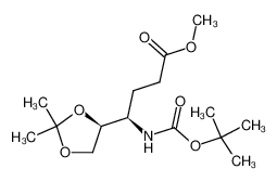 330851-14-4 spectrum, (R)-4-tert-Butoxycarbonylamino-4-((S)-2,2-dimethyl-[1,3]dioxolan-4-yl)-butyric acid methyl ester