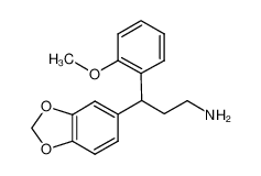 3-(1,3-benzodioxol-5-yl)-3-(2-methoxyphenyl)propan-1-amine 364745-90-4