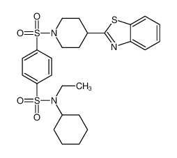 606082-92-2 structure, C26H33N3O4S3