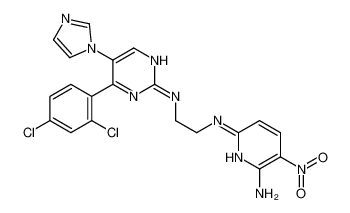 252935-94-7 structure, C20H17Cl2N9O2