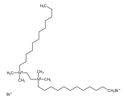 dodecyl-[2-[dodecyl(dimethyl)azaniumyl]ethyl]-dimethylazanium,dibromide 18464-23-8