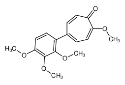 2-甲氧基-5-(2',3',4'-三甲氧基苯基)环庚三烯酮