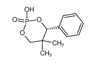 (4R)-2-hydroxy-5,5-dimethyl-4-phenyl-1,3,2λ<sup>5</sup>-dioxaphosphinane 2-oxide 98674-80-7