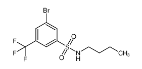 3-Bromo-N-butyl-5-(trifluoromethyl)benzenesulfonamide 1020252-83-8