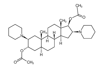 (2b,3a,16b,17b)-2,16-双(哌啶基)-3,17-二乙酰氧基-5-雄甾烷