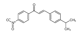 (E)-1-(4-nitrophenyl)-3-(4-propan-2-ylphenyl)prop-2-en-1-one 89807-54-5