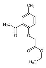 58335-85-6 ethyl 2-(2-acetyl-4-methylphenoxy)acetate