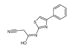 2-cyano-N-(4-phenyl-1,3-thiazol-2-yl)acetamide 31557-89-8