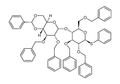 244286-77-9 spectrum, phenyl 2,3,6-tri-O-benzyl-4-O-(2,3-di-O-benzyl-4,6-O-benzylidene-α-D-glucopyranosyl)-1-thio-β-D-glucopyranoside