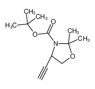 tert-butyl (4S)-4-ethynyl-2,2-dimethyl-1,3-oxazolidine-3-carboxylate 173065-16-2