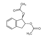 [(1R,2R)-1-acetyloxy-2,3-dihydro-1H-inden-2-yl] acetate 19598-07-3