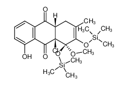 108637-81-6 (1R,4aS,9aR)-9a-chloro-8-hydroxy-1-methoxy-3-methyl-1,2-bis((trimethylsilyl)oxy)-1,4,4a,9a-tetrahydroanthracene-9,10-dione