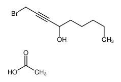 acetic acid,1-bromonon-2-yn-4-ol 54315-35-4