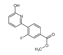 methyl 3-fluoro-4-(6-oxo-1H-pyridin-2-yl)benzoate 1111114-66-9