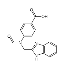 4-[1H-benzimidazol-2-ylmethyl(formyl)amino]benzoic acid