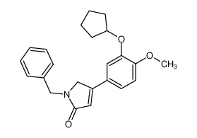 878210-03-8 spectrum, 1-benzyl-4-(3-(cyclopentyloxy)-4-methoxyphenyl)-1,5-dihydro-2H-pyrrol-2-one