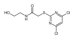 65089-38-5 (4,6-dichloro-2-pyrimidinyl-thio)-(N-β-hydroxyethyl)-acetamide