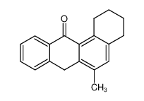 345209-30-5 spectrum, 6-methyl-1,2,3,4-tetrahydro-7H-benz[a]anthracen-12-one