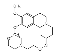 (Z)-9,10-dimethoxy-N-(2-morpholin-4-ylethoxy)-1,3,4,6,7,11b-hexahydrobenzo[a]quinolizin-2-imine 32616-20-9
