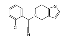 rac-2-(2-Chlorophenyl)-(6,7-dihydro-4H-thieno[3,2-c]pyridin-5-yl)acetonitrile 444728-11-4