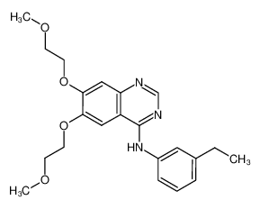 N-(3-ethylphenyl)-6,7-bis(2-methoxyethoxy)-4-quinazolinamine 299912-61-1