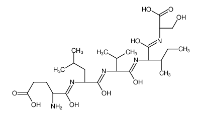 142525-11-9 structure, C25H45N5O9