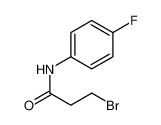 3-bromo-N-(4-fluorophenyl)propanamide 135154-75-5