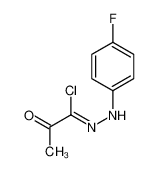 78077-47-1 N-(4-fluorophenyl)-2-oxopropanehydrazonoyl chloride