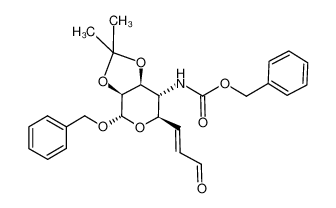 114894-84-7 benzyl 4-benzyloxycarbonylamino-4,6,7-trideoxy-6-ene-2,3-O-isopropylidene-α-D-manno-octadialdopyranoside