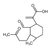 2-[(1R,2R,3S,4R)-2-Formyl-4-methyl-3-(3-oxobutyl)cyclohexyl]acryl ic acid 137288-61-0