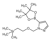 trimethyl-[2-[[5-(4,4,5,5-tetramethyl-1,3,2-dioxaborolan-2-yl)pyrazol-1-yl]methoxy]ethyl]silane 903550-12-9