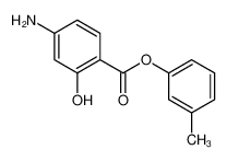 (3-methylphenyl) 4-amino-2-hydroxybenzoate 56356-14-0