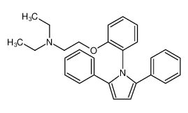 Ethanamine, 2-[2-(2,5-diphenyl-1H-pyrrol-1-yl)phenoxy]-N,N-diethyl-