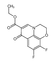 82419-30-5 ethyl 9,10-difluoro-7-oxo-2,3-dihydro-7H-pyrido[1,2,3-de][1,4]benzoxazine-6-carboxylate