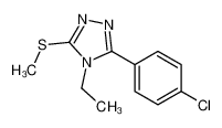 31409-18-4 3-(4-氯苯基)-4-乙基-5-(甲硫基)-4H-1,2,4-三唑