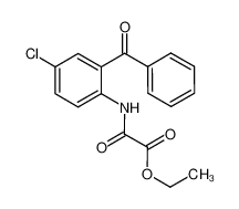 2-(2-苯甲酰基-4-氯苯胺基)-2-氧代乙酸乙酯