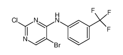 280581-95-5 structure, C11H6BrClF3N3