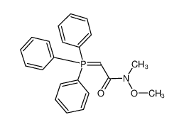 N-METHOXY-N-METHYL(TRIPHENYL-PHOSPHORANYLIDENE)ACETAMIDE 129986-67-0